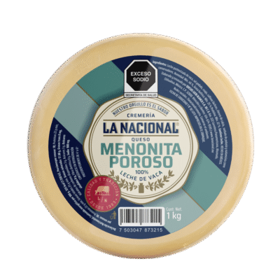 Queso Menonita Poroso La Nacional Pz 1 kg