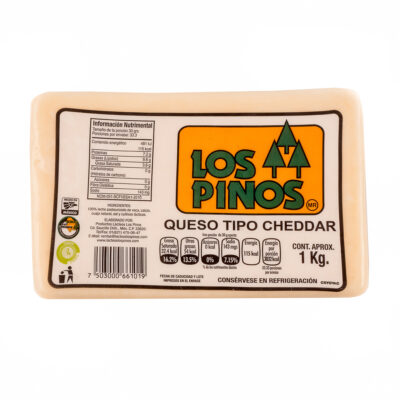 Queso Cheddar Los Pinos kg